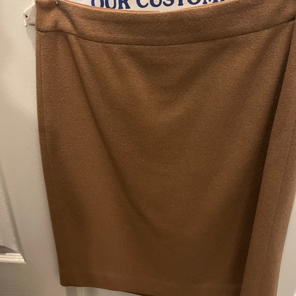 J. Crew camel colored The Pencil Skirt